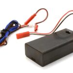 Plastic Battery Box w/ 5pcs 5mm Size LED Light