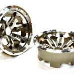 Billet Machined 6 Spoke Outside Half Wheel (2) for 1/10 Axial Yeti Rock Racer