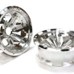 Billet Machined 6 Spoke Outside Half Wheel (2) for 1/10 Axial Yeti Rock Racer