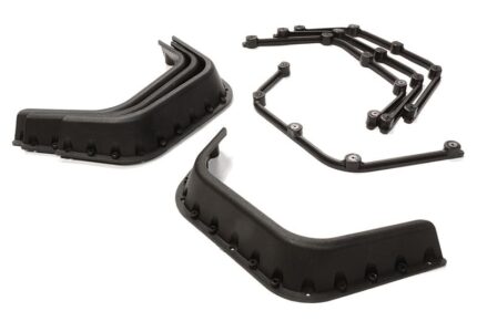 Realistic Fender Flare (4) Protection Side Guard for 1/10 Scale Rock Crawler