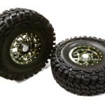 Billet Machined B9 Spoke 1.9 Wheel & Tire Set (2) for Scale Crawler (O.D.=113mm)