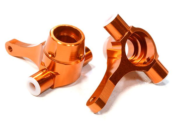 C26389ORANGE Billet Machined Hub Carriers for HPI 1/10 Scale Crawler King - Image 1