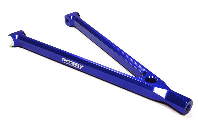 C26391BLUE Billet Machined Upper Suspension Link for HPI 1/10 Scale Crawler King - Image 1