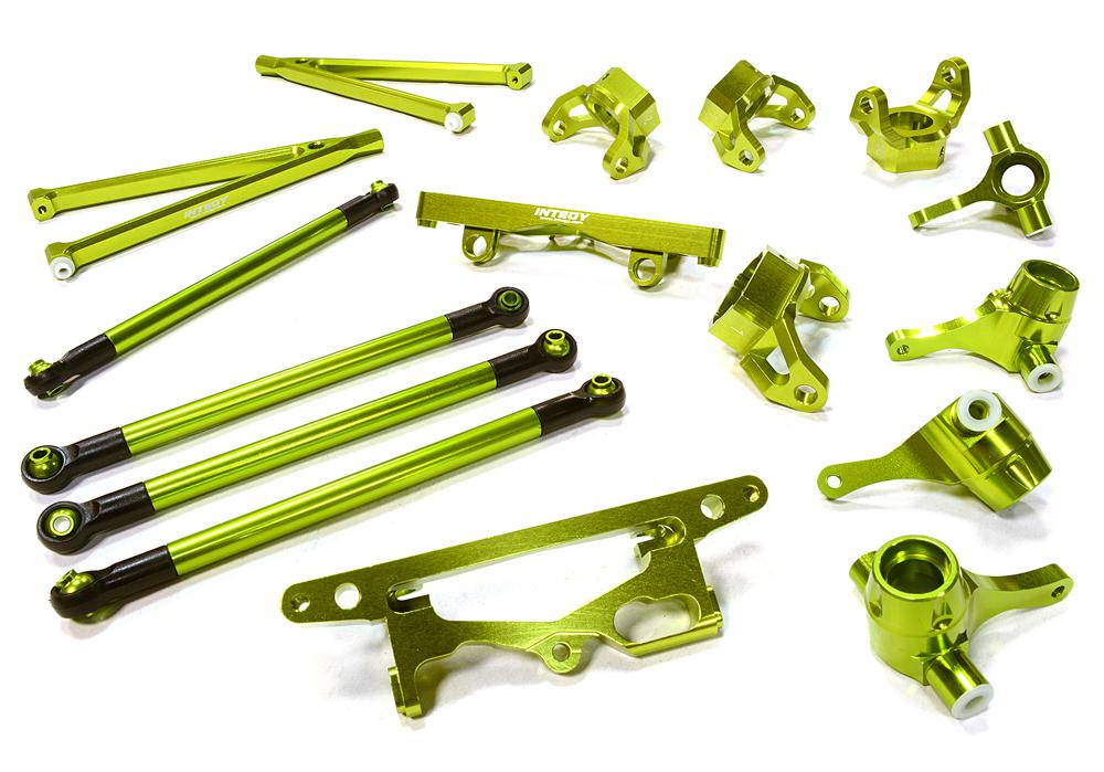 C26393GREEN Billet Machined Suspension Kit for HPI 1/10 Scale Crawler King - Image 1
