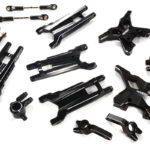 Black Billet Machined Suspension Upgrade Kit for Traxxas 1/10 Scale Slash 4X4