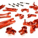Red Billet Machined Suspension Upgrade Kit for Traxxas Slash 4X4 (1/10 Scale)