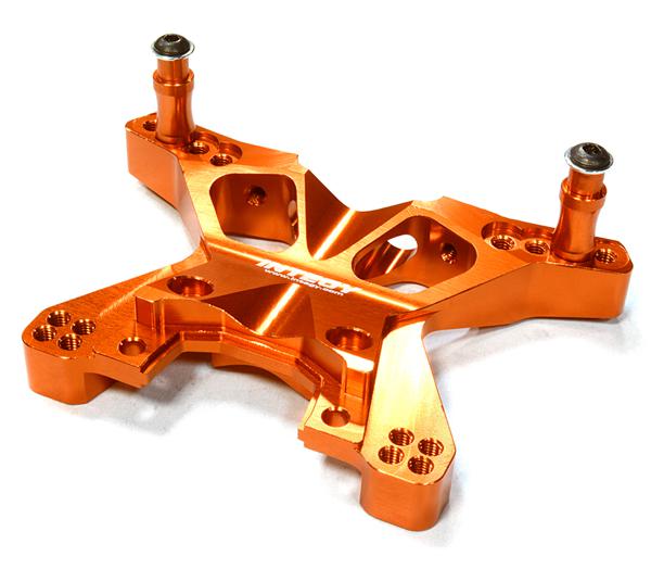 C26398ORANGE Billet Machined Front Shock Tower for Traxxas 1/10 Slash 4X4 6839 - Image 1