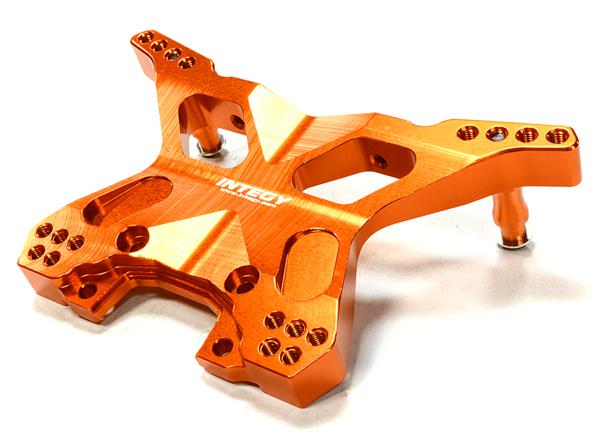 C26399ORANGE Billet Machined Rear Shock Tower for Traxxas 1/10 Slash 4X4 6838 - Image 1