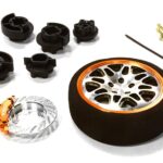 Dual 8 Spoke Steering Wheel Set for Most HPI, Futaba, Airtronics, Hitec & KO