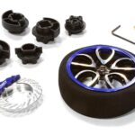 V10 Spoke Steering Wheel Set for Most HPI, Futaba, Airtronics, Hitec & KO