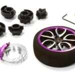 V10 Spoke Steering Wheel Set for Most HPI, Futaba, Airtronics, Hitec & KO