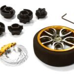 V10 Spoke Steering Wheel Set for Most HPI, Futaba, Airtronics, Hitec & KO