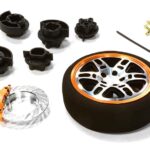 Dual 6 Spoke Steering Wheel Set for Most HPI, Futaba, Airtronics, Hitec & KO