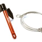 Billet Machined Realistic Scale Model Portable Winch Anchor w/ Chain 1/10 Size