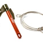 Billet Machined Realistic Scale Model Portable Winch Anchor w/ Chain 1/10 Size