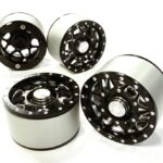 High Mass 2.2 Size Alloy XV12 Spoke Beadlock Wheel(4) for Scale Off-Road Crawler