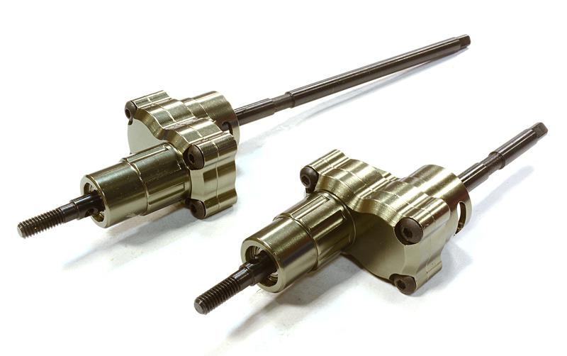 C26435GUN Billet Machined Hi-Lift Gearbox Rear Conversion for Axial Wraith 2.2 Rock Racer - Image 1