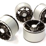 High Mass 2.2 Size Alloy A7 Spoke Beadlock Wheel (4) for Scale Off-Road Crawler