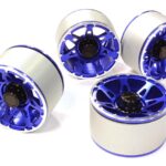 High Mass 2.2 Size Alloy A7 Spoke Beadlock Wheel (4) for Scale Off-Road Crawler