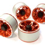 High Mass 2.2 Size Alloy A7 Spoke Beadlock Wheel (4) for Scale Off-Road Crawler