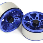 High Mass 1.9 Size Alloy A7 Spoke Beadlock Wheel (2) for Scale Off-Road Crawler