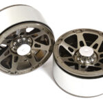 High Mass 1.9 Size Alloy A7 Spoke Beadlock Wheel (2) for Scale Off-Road Crawler