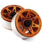 High Mass 1.9 Size Alloy A7 Spoke Beadlock Wheel (2) for Scale Off-Road Crawler