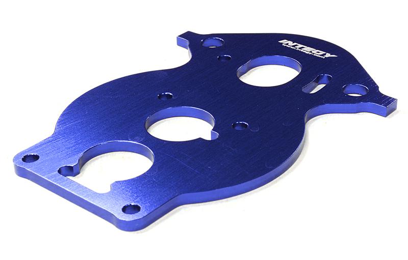 C26452BLUE Billet Machined Motor Plate for HPI 1/10 Scale Crawler King - Image 1