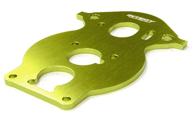C26452GREEN Billet Machined Motor Plate for HPI 1/10 Scale Crawler King - Image 1