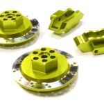 Realistic Alloy Machined Rear Brake Hex Hub Set for HPI 1/10 Scale E10 On-Road