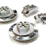 Realistic Alloy Machined Rear Brake Hex Hub Set for HPI 1/10 Scale E10 On-Road