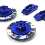 Realistic Alloy Machined Front Brake Hex Hub Set for HPI 1/10 Scale E10 On-Road