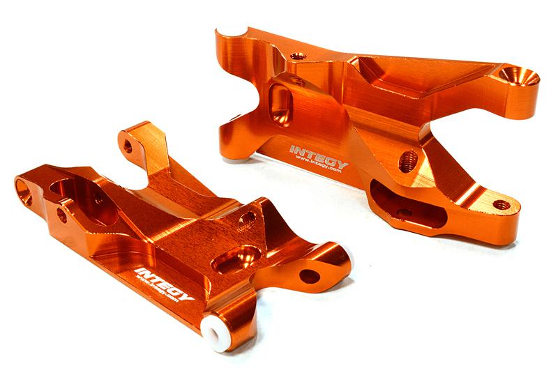 C26461ORANGE Billet Machined Front Suspension Arms for Twin Hammers 1.9 Rock Racer - Image 1