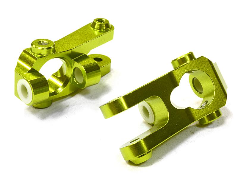 C26465GREEN Billet Machined Caster Blocks for Vaterra Twin Hammers 1.9 Rock Racer - Image 1
