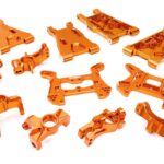 Orange Billet Machined Suspension Upgrade Kit for HPI 1/8 Scale Apache C1 Flux