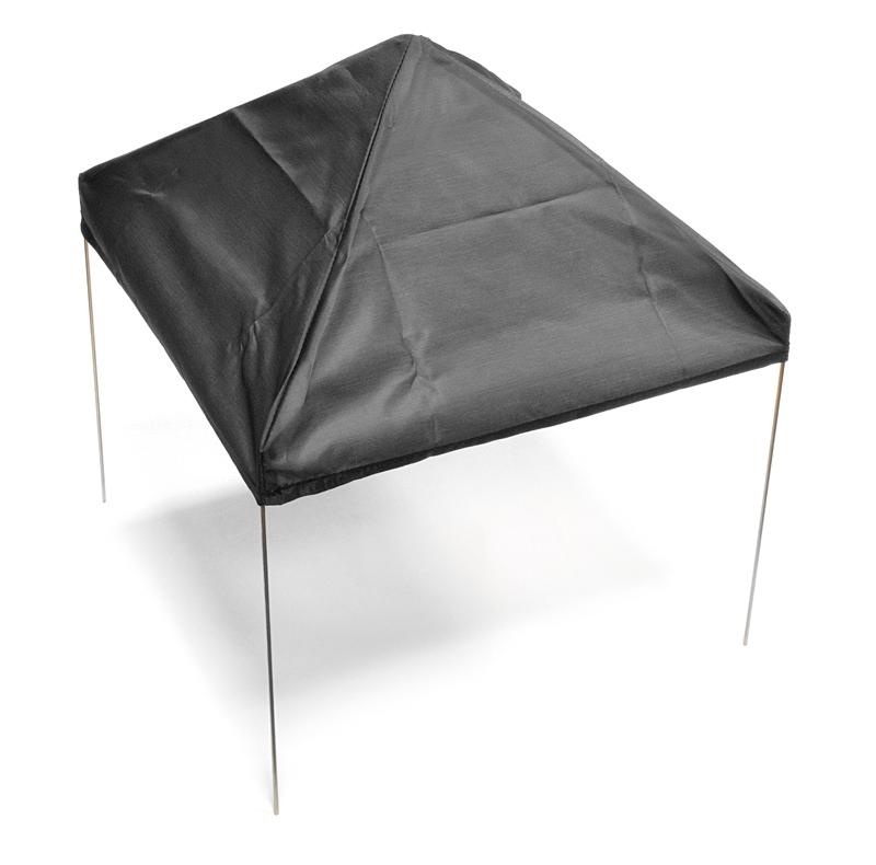 C26484BLACK Realistic Pop Up 15x15 Inch Canopy Tent for 1/10 Scale Crawler Truck - Image 1