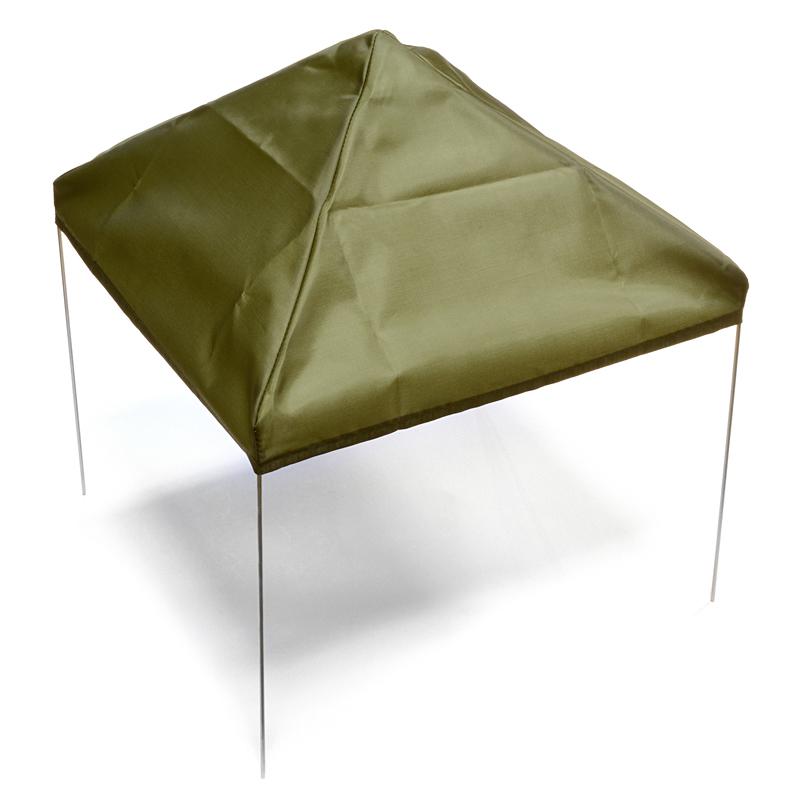 C26484GREEN Realistic Pop Up 15x15 Inch Canopy Tent for 1/10 Scale Crawler Truck - Image 1