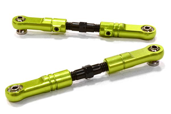 C26490GREEN Billet Machined T2 Rear Upper Suspension Arms for HPI 1/8 Apache SC & C1 Flux - Image 1