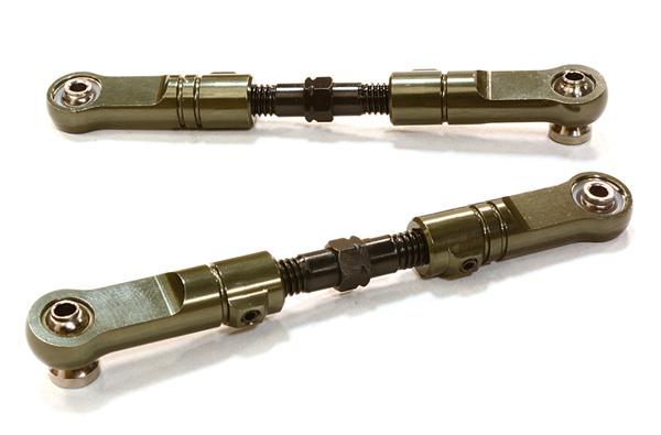 C26490GREY Billet Machined T2 Rear Upper Suspension Arms for HPI 1/8 Apache SC & C1 Flux - Image 1