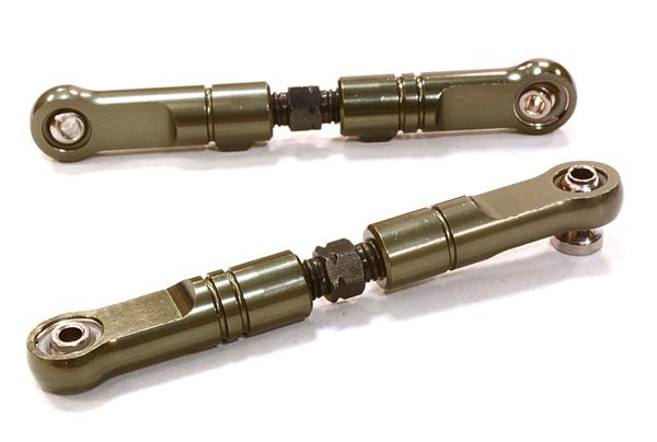 C26492GREY Billet Machined T2 Front Upper Suspension Arms for HPI 1/8 Apache SC & C1 Flux - Image 1