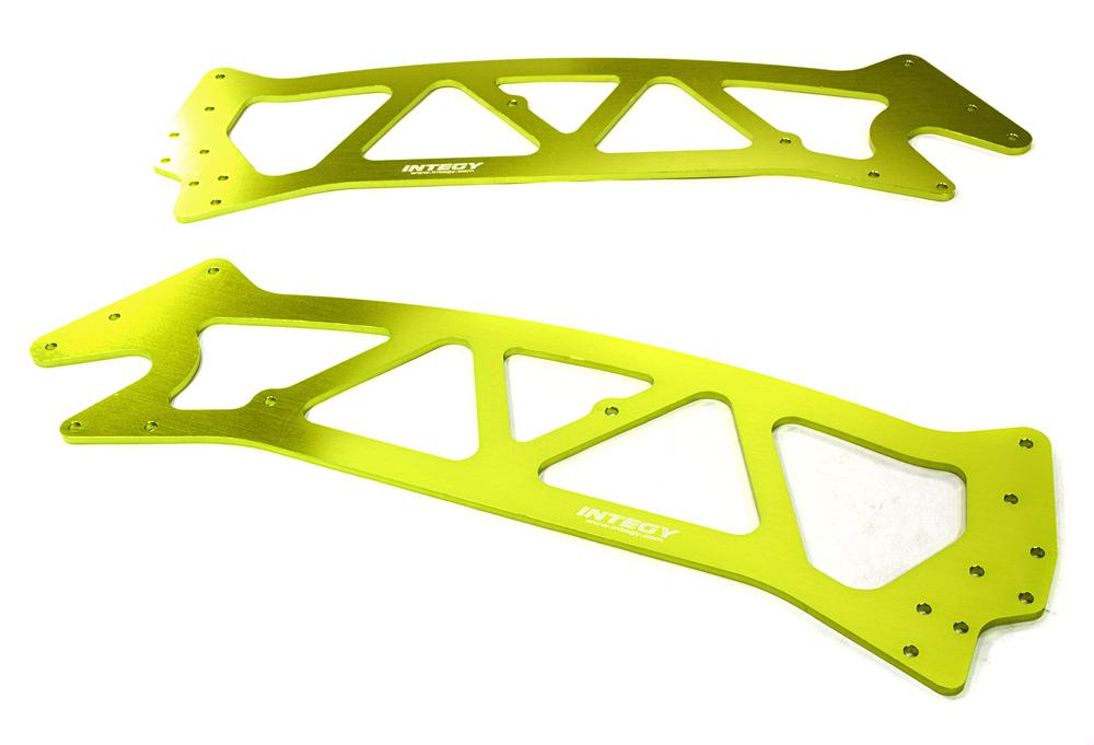 C26495GREEN Billet Machined Chassis Plate for HPI Jumpshot MT - Image 1