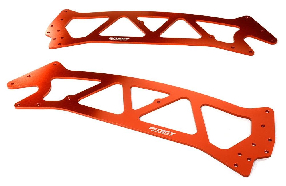 C26495RED Billet Machined Chassis Plate for HPI Jumpshot MT - Image 1