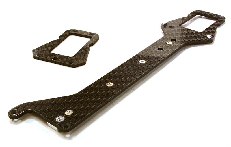C26499SILVER Machined Composite Chassis Upper Plate for Traxxas LaTrax SST 1/18 Truck - Image 1