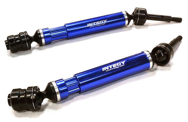 C26501BLUE Dual Joint Telescopic Rear Drive Shafts for Traxxas 1/10 Stampede 2WD 1951 - Image 1