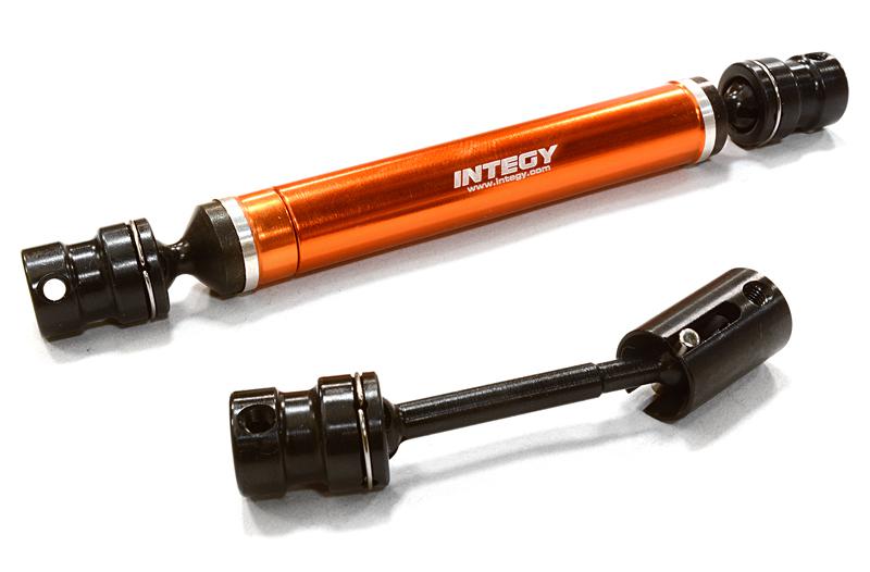 C26502ORANGE Billet Machined Center Drive Shafts for Vaterra Twin Hammers 1.9 Rock Racer - Image 1