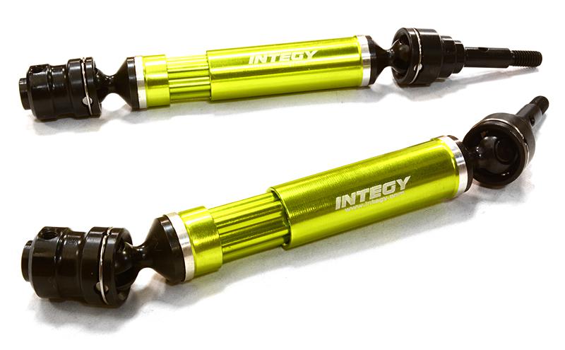 C26504GREEN Dual Joint Telescopic Front Drive Shafts for 1/10 Stampede 4X4 & Slash 4X4 6851X - Image 1