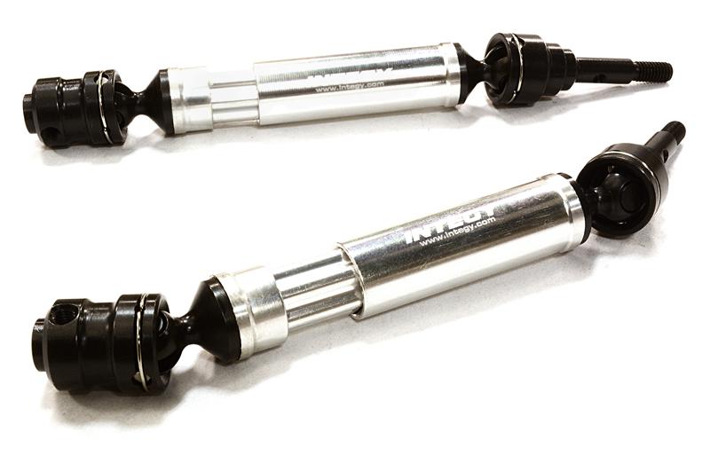 C26504SILVER Dual Joint Telescopic Front Drive Shafts for 1/10 Stampede 4X4 & Slash 4X4 6851X - Image 1