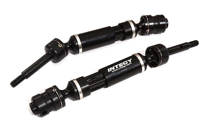 C26506BLACK Dual Joint Telescopic Rear Drive Shafts for Traxxas 1/10 Bandit - Image 1