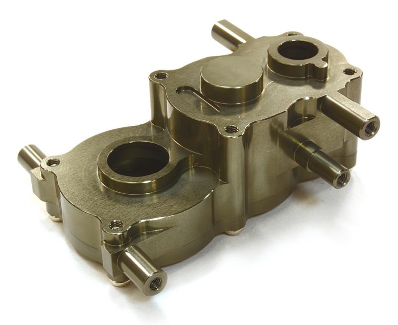 C26507GREY Billet Machined Center Gearbox for HPI 1/10 Scale Crawler King - Image 1