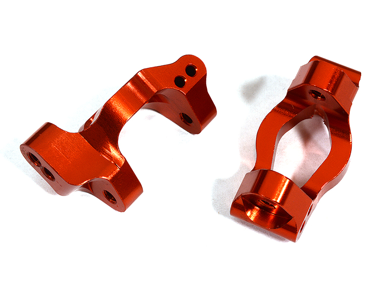 C26511RED Billet Machined Caster Blocks for Traxxas LaTrax Teton 1/18 Monster Truck - Image 1